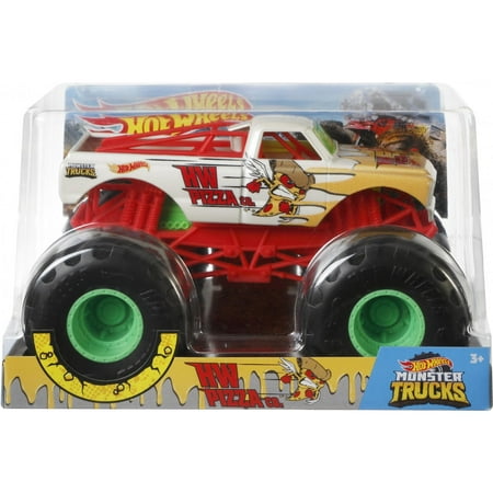 Hot Wheels Monster Trucks 1:24 Scale Hot Wheels Pizza Co. (Best Nitro Monster Truck)