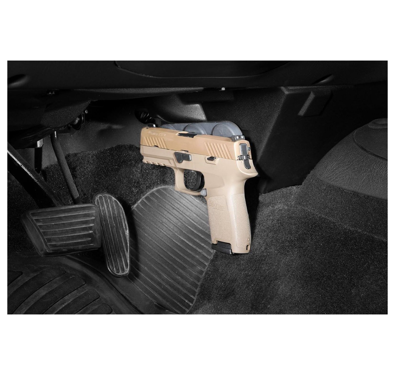 03190 Pac- Gun Storage Magnet, Matte Black