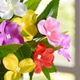 thumbnail image 7 of Yastouay 5 Pcs Artificial Flowers for Outdoors ,UV Resistant Faux Impatiens for Outdoor Planters,Silk Flowers for Front Door Porch Decorations,Mixcolor, 7 of 7