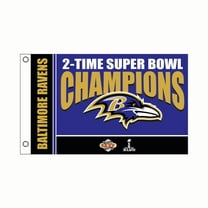 Baltimore Ravens 3' x 5' Super Bowl Champions Single-Sided Flag