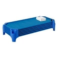 thumbnail image 7 of Sprogs Deluxe Heavy-Duty Stackable Daycare Naptime Cots with Easy Lift Corners - Toddler 40'' L, 6-Pack - Blue, 7 of 7