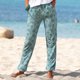 thumbnail image 1 of WILLBEST Pantalones Casuales para Mujer, Cómodos Pantalones Cortos con Cintura Elástica para Uso Diario, Estilo con Cordón Versátil para Primavera, Verano y Otoño. Extra Grande, 1 of 5