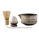 thumbnail image 1 of Kit completo de 4 cuencos de té verde matcha ceremonial japonés para principiantes Blanco, 1 of 9