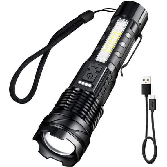 Toopower Flashlight - Ultra Powerful 20000 LM - Rechargeable - 5 Modes