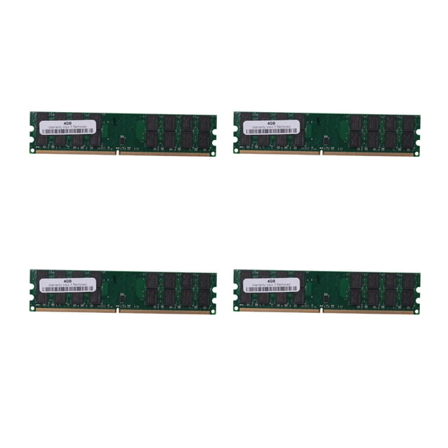 4X 4Gb 4G Ddr2 800Mhz Pc2-6400 Computer Memory Ram Pc Dimm 240-Pin Compatible Platform for Dedicated