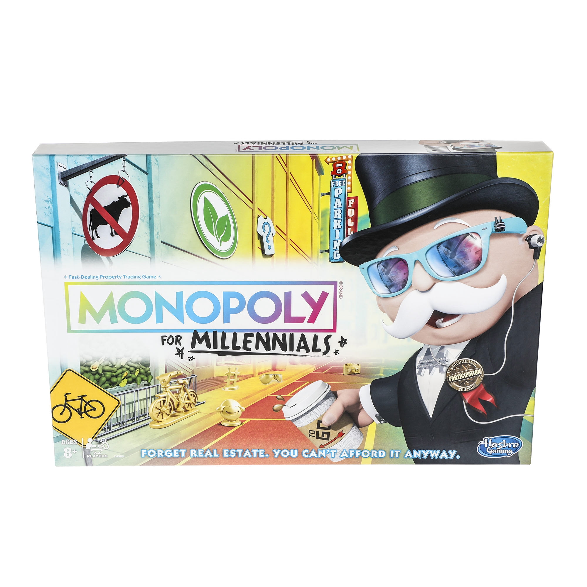 Monopoly For Millennials By Hasbro Ages 8+ 