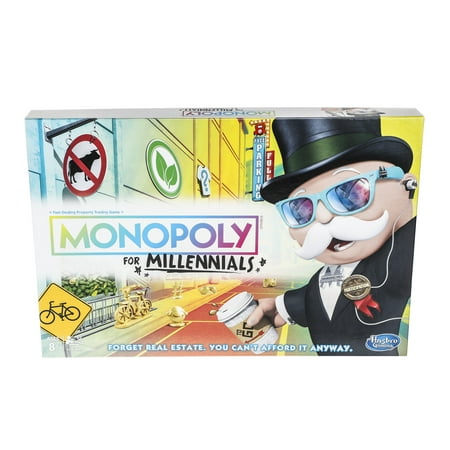 Monopoly for Millennials Board Game Ages 8+ (Best Board Games For 4 6 Year Olds)