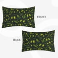 thumbnail image 4 of Bixox Green Branch Olive Printed Pillow Protector,Super Soft Ideal for Home,Guests,Rentals - 14"x20", 4 of 8