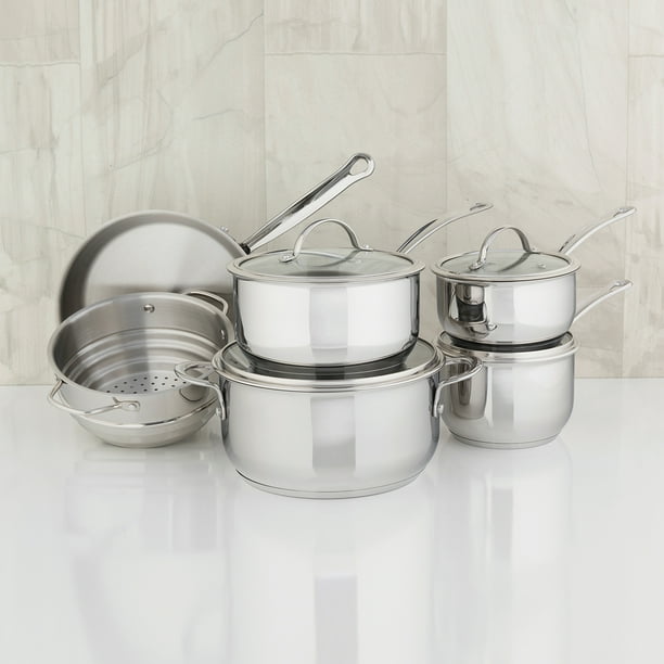 Meyer Nouvelle 10Piece Stainless Steel Cookware Set Walmart.ca