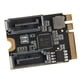 thumbnail image 4 of Adaptador M.2 A 2 Puertos SATA3.0, Chip JMB582 Velocidad De Transmisión De 6 Gbps Tarjeta De Expansión SATA3.0 De 2 Puertos Para Windows Para Computadora ANGGREK M.2 to SATA3.0 Expansion Card, 4 of 8