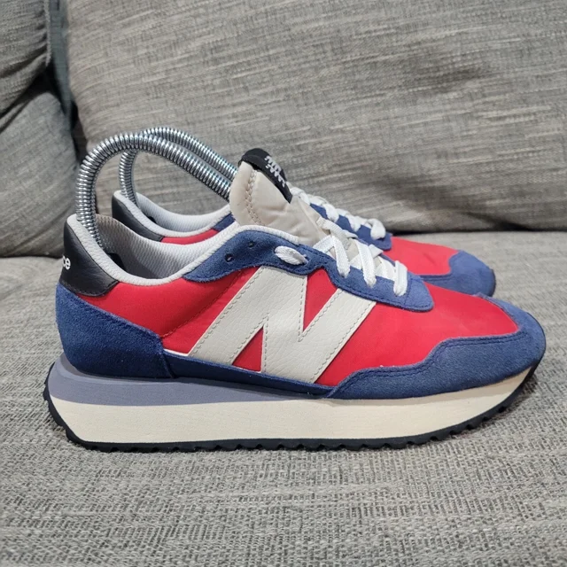 NEW BALANCE 237 Running Shoes Men's Size 5D Red White Blue MS237AC