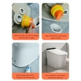 thumbnail image 2 of Bathroom Toilet Bowl Gasket Floor Outlet Drain Pipe Flange Rings Prevent Backflow Toilet Flange Sealing Rings Enduring, 2 of 9