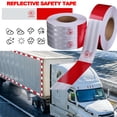 thumbnail image 4 of US Reflective Safety Tape Waterproof Red White Trailer Truck Conspicuity Warning, 4 of 5