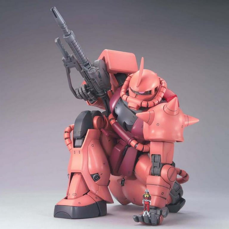 Gundam Master Grade Toy Kit: 1/100 Scale Model MS-06 Char's Zaku