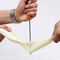 thumbnail image 4 of 2 pares/juego de guantes de nitrilo de silicona de grado alimenticio, resistentes al agua, para limpieza del hogar, cocina, lavado de platos, fregado RR2132, 4 of 5