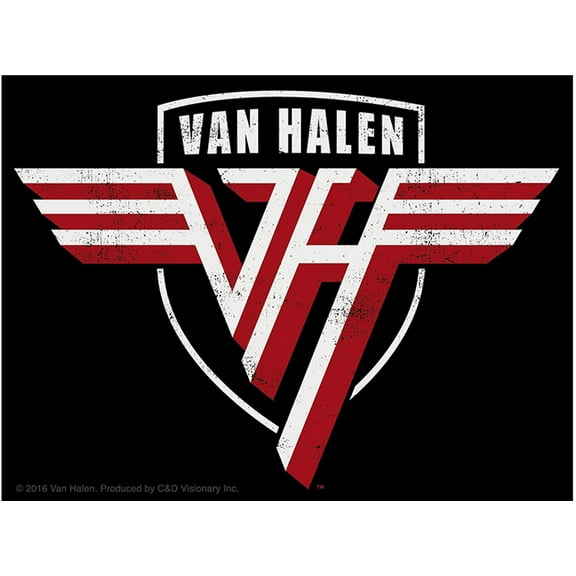 C&D Visionary Van Halen Shield Logo Sticker Stickers