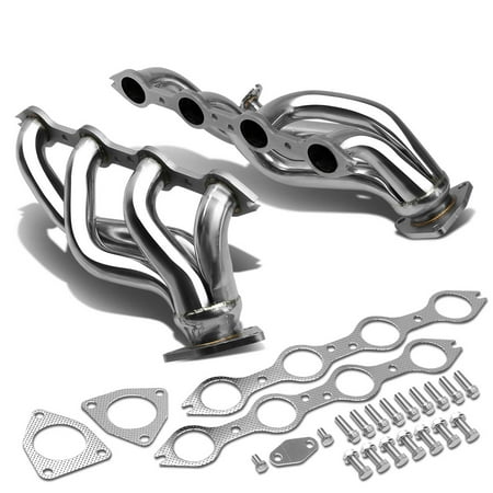 For 1999 to 2005 GMC Yukon / Sierra High -Performance 2 -PC Stainless Steel Exhaust Header Kit 00 01 02 03 (Best Exhaust System For Gmc Sierra)