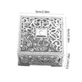 thumbnail image 3 of Dvkptbk Candy Box Personalized Hollow Gold Plated Silvers Plated Aromatherapy Box Wedding Candy Box Storage Box Home Decor, 3 of 6