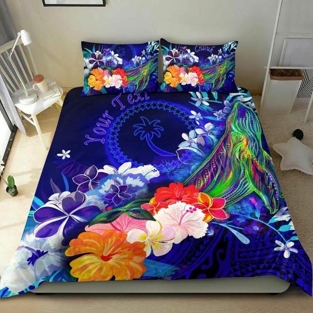 Sudadera con capucha Vibe Juego de cama personalizado Chuuk - Ballena jorobada con