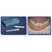 Dale Medical 240 Tracheostomy Tube Holder 1" Wide Neckband, Fits Up to 19.5" Neck, Blue (Pack of 10)