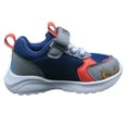 thumbnail image 6 of Hot Wheels Monster Trucks Toddler Boys' Light-Up Sneakers - Demo Derby - Blue, Gray & Orange, Size 10, 6 of 8