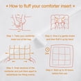 thumbnail image 5 of Kelnaro Premium Queen Duvet Insert, Down Alternative Comforter with Corner Tabs, White, 5 of 6