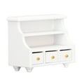 thumbnail image 4 of Mini Armoire de Rangement, Armoire Miniature Blanche Pure Petite Armoire de Salle de Bain Mini Armoire Design Surélevé, 4 of 14
