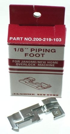 Janome Serger Overlock 1//8 inch Piping Foot by Janome