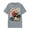 Grey, variant on Womens Work Shirts Graphic Print Short Sleeve Crew Neck Soft Basic Ladies Clothing,Red,S