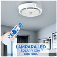 thumbnail image 2 of Lámpara Solar LED Circular con Control Remoto – Iluminación Inteligente y Eficiente para Exteriores, 2 of 7