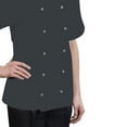 thumbnail image 3 of BonChef Adults Danny Short Sleeved Chef Jacket, 3 of 4