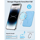 thumbnail image 3 of Para Billetera Magsafe Con Soporte Para Airtag, Tarjetero Magnético Xtellar azul, 3 of 4