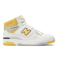 thumbnail image 1 of New Balance High Top Sneakers Shoes BB650RCG White Honeycomb Yellow Size 12, 1 of 3