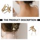 thumbnail image 1 of VERDANVERSE Clip De Dorado Con De Y Borlas Para Y Estilo Femenino, 1 of 8