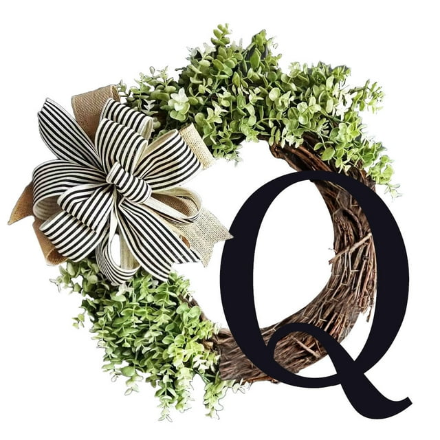 Agiferg Last Name Year Round Front Door Wreath,Decorative Hanging Plaques In Front Of The Door