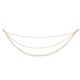 thumbnail image 3 of Punk Style Metal Chains For Pants 2Pcs Waist Decoration For Men Women 55X12Cm Fashion Accessory, 3 of 4