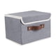 thumbnail image 3 of Contenedor de almacenamiento con tapa, lavable, rectangular, independiente, resistente al polvo y con tapa gris, 3 of 9