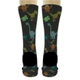 thumbnail image 5 of ThisWear Dino Gifts for Adultscolor Crazy Dino Sock Dinosaur Dress Socks Dino 1-Pair Novelty Crew Socks, 5 of 5