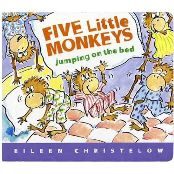 Pre-Owned Five Little Monkeys Jumping on the Bed Lap (Board book) 0547131763 9780547131764