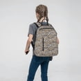 thumbnail image 5 of Naloa Zebra Print Lightweight DayBackpack Suitable for school, work, shopping, travel, etc., 5 of 5