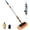 Orange, variant on 12FT  Wash Brush with Long Handle,  Cleaning Brush with 12 Inch Soft Bristle and Soap Dispenser, Solar Panels Cleaner with Telescoping Pole for RV, , Boat, House Siding, Yellow