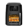 thumbnail image 2 of Chefman Auto-Stir Air Fryer Convection Oven +, Moves Food for Even Frying, XL 11.6-Quart Rotisserie, Fries w/Less Oil, Digital Cooker w/Dual Heating Elements, Dehydrate Mode, Fits 8-in Bake Pan, 2 of 6