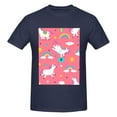 thumbnail image 4 of Bingfone Yoga Unicorn Men'S Loose Fit Short-Sleeve Pocket T-Shirt, 4 of 7