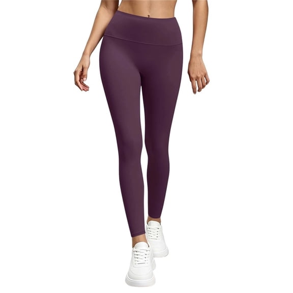 Cmfcve Plus Size Yoga Leggings for Women Stretch High Waist Yoga Pants Fashion Tummy Control Workout Leggings