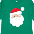 thumbnail image 4 of Inktastic Santa Claus, Smiling Santa, Santa Hat, Christmas Boys or Girls Long Sleeve Toddler T-Shirt, 4 of 5