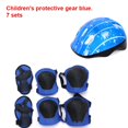 thumbnail image 2 of Juego de equipo de protección para niños, rodilleras protectoras de muñeca, coderas, bicicleta, monopatín, patinaje sobre hielo, Protector de rodilla, seguridad deportiva, 7 piezas Fivean Cascos de ciclismo, 2 of 2