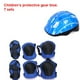 thumbnail image 2 of Juego de equipo de protección para niños, rodilleras protectoras de muñeca, coderas, bicicleta, monopatín, patinaje sobre hielo, Protector de rodilla, seguridad deportiva, 7 piezas Fivean Cascos de ciclismo, 2 of 2