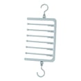 thumbnail image 2 of Heavy Duty Slacks Jeans Trouser Hangers Space Saving Non Slip Pants Hanging for Gray 6 Layer, 2 of 9