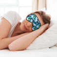 thumbnail image 6 of Salouo Blue Lotus Flower Pattern Sleep Mask,Sleep Eye Mask & Blindfold Eye Sleep Shade Cover with Elastic Strap Soft Eye Cover Eyeshade for Night Sleeping Travel & Nap, 6 of 7
