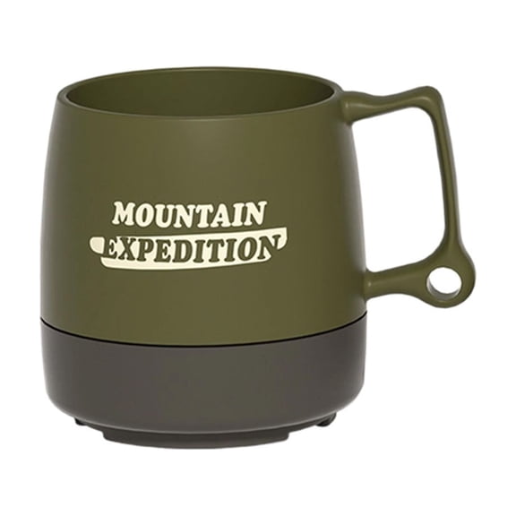 Cinvoph Water Cup with Handle Portable Outdoor Coffee Mug Leakproof Reusable Tea Cups for Camping Picnic Hiking Travel Home 12oz
